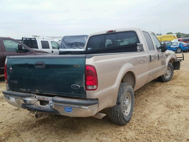 1FTSW30F3XEE66824 - 1999 FORD F350 SRW S GOLD photo 4