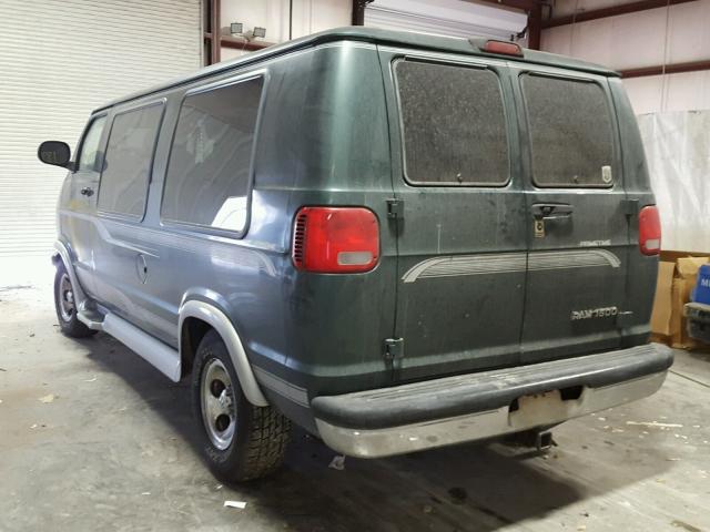 2B6HB11Y5XK507819 - 1999 DODGE RAM VAN B1 GREEN photo 3