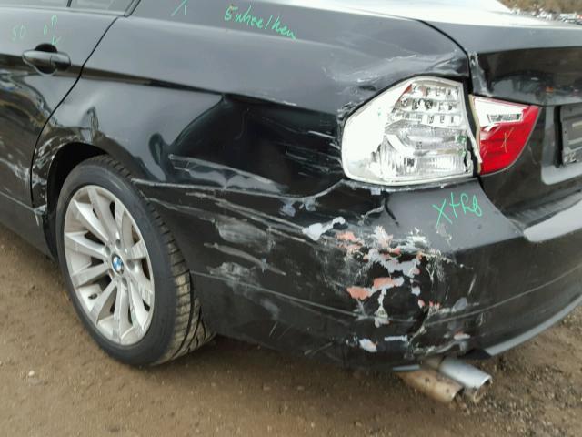 WBAPK7G57BNN77968 - 2011 BMW 328 BLACK photo 9