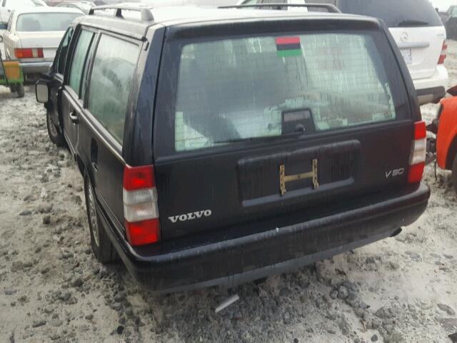 YV1KW9609W1050881 - 1998 VOLVO V90 BLACK photo 3