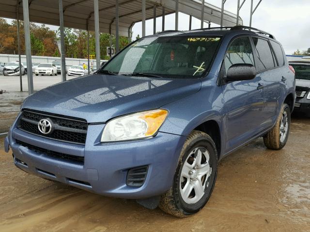 2T3ZF4DV5BW080655 - 2011 TOYOTA RAV4 BLUE photo 2