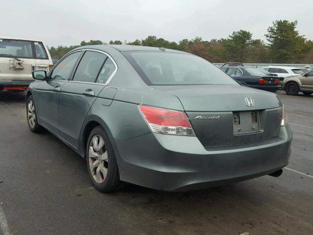 1HGCP25878A149919 - 2008 HONDA ACCORD EXL GREEN photo 3