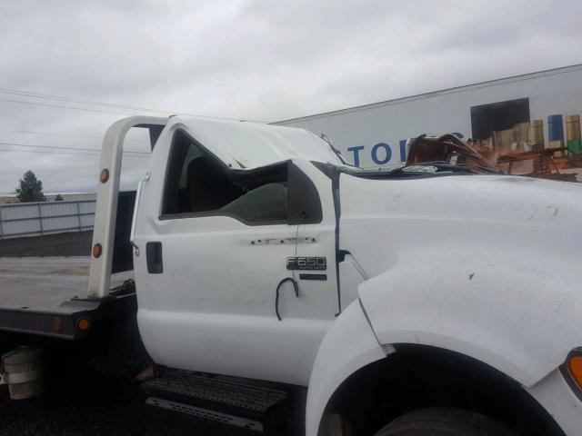 3FRNF6FC2BV545655 - 2011 FORD F650 SUPER WHITE photo 9