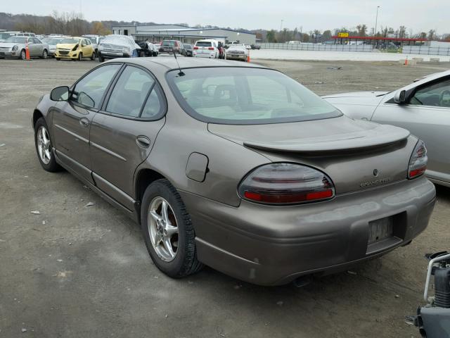 1G2WP52K81F203805 - 2001 PONTIAC GRAND PRIX BROWN photo 3