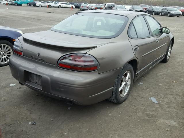 1G2WP52K81F203805 - 2001 PONTIAC GRAND PRIX BROWN photo 4