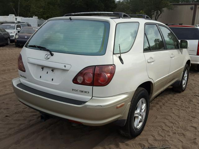 JT6HF10U4Y0100518 - 2000 LEXUS RX 300 WHITE photo 4