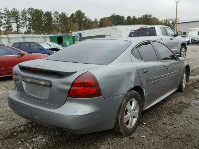 2G2WP552081163989 - 2008 PONTIAC GRAND PRIX GRAY photo 4