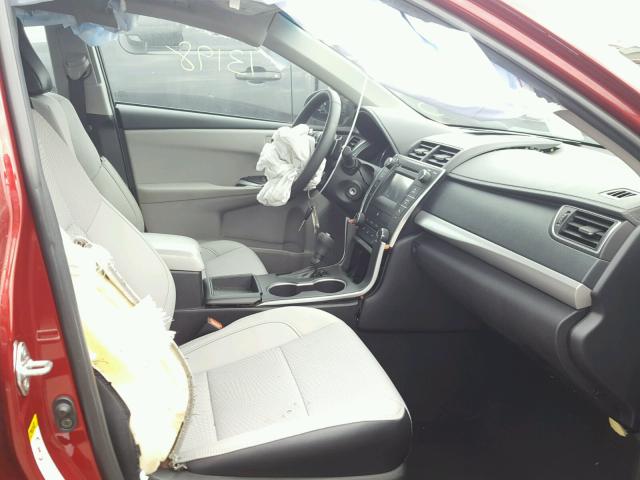 4T1BF1FK0HU675269 - 2017 TOYOTA CAMRY LE ბურგუნდია ფოტო 5