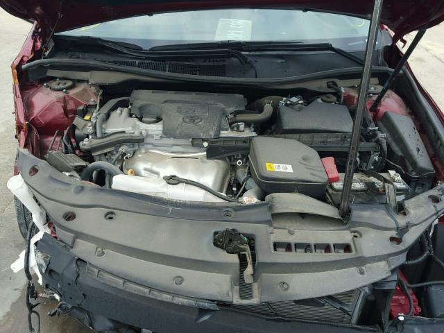 4T1BF1FK0HU675269 - 2017 TOYOTA CAMRY LE ბურგუნდია ფოტო 7