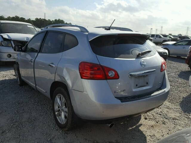 JN8AS5MT5CW606349 - 2012 NISSAN ROGUE S SILVER photo 3