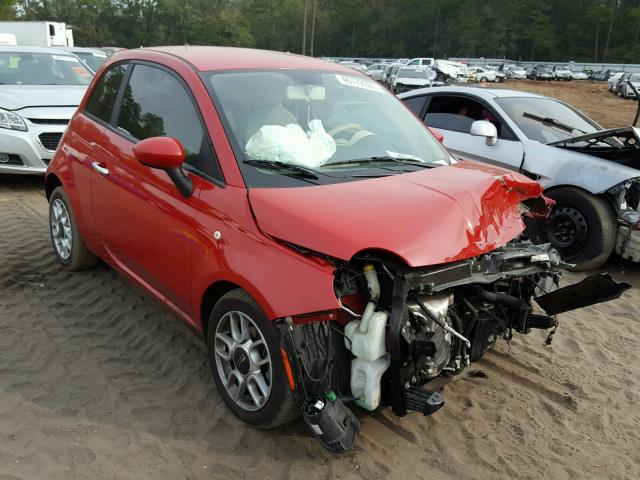 3C3CFFAR0CT254377 - 2012 FIAT 500 POP RED photo 1