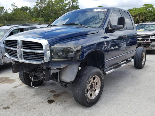 3D7KS28CX6G101005 - 2006 DODGE RAM 2500 S ლურჯი ფოტო 2