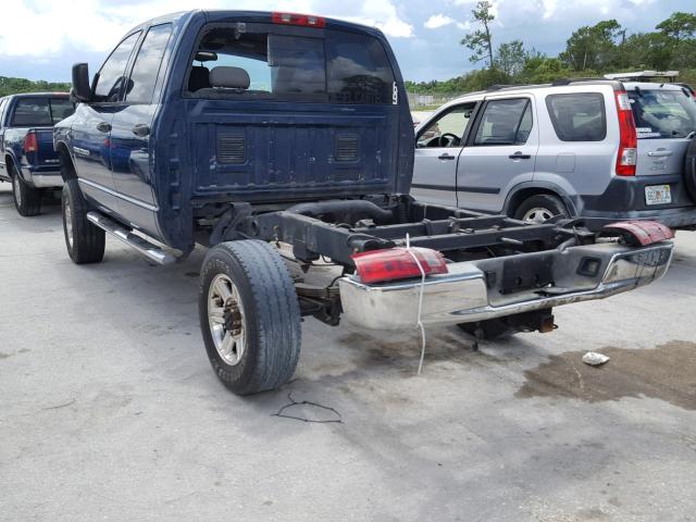 3D7KS28CX6G101005 - 2006 DODGE RAM 2500 S ლურჯი ფოტო 3