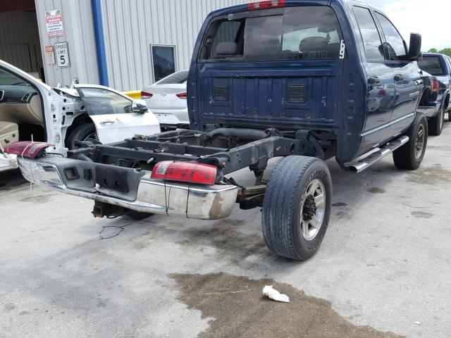 3D7KS28CX6G101005 - 2006 DODGE RAM 2500 S ლურჯი ფოტო 4
