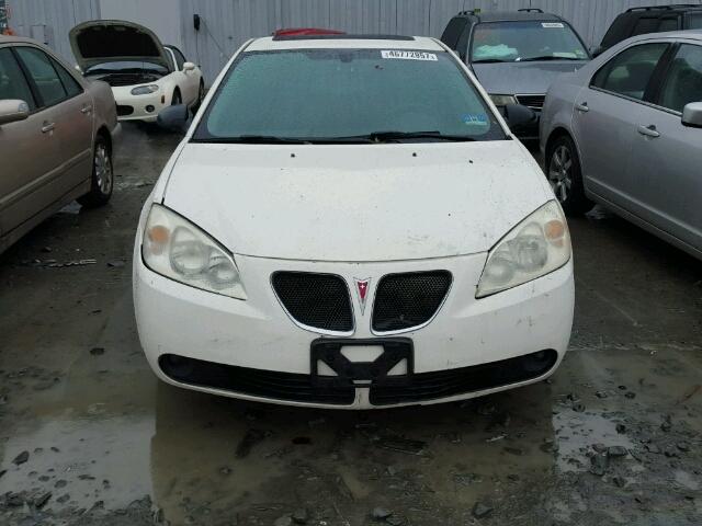 1G2ZH17N874253243 - 2007 PONTIAC G6 WHITE photo 9