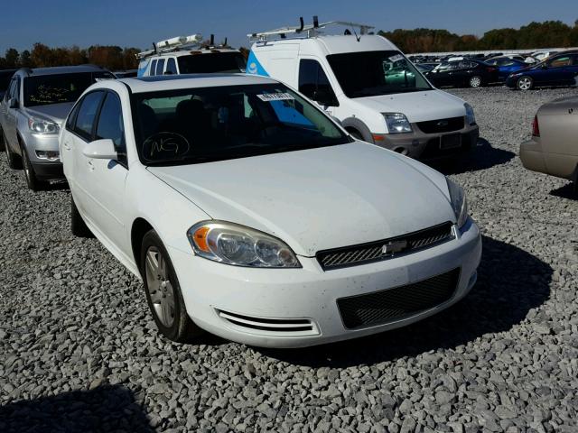 2G1WB5E3XE1105203 - 2014 CHEVROLET IMPALA LIM WHITE photo 1