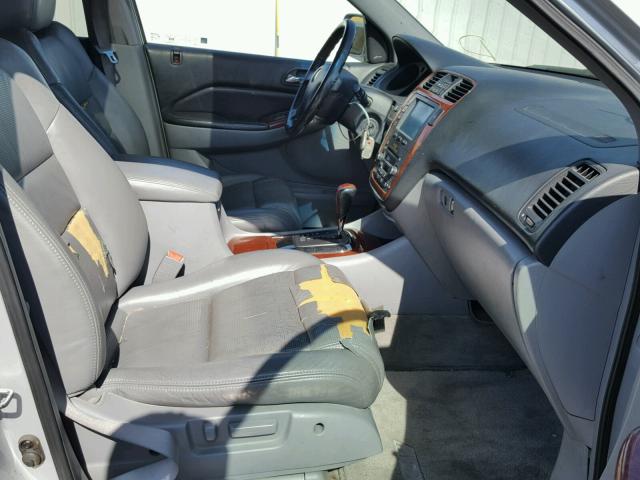 2HNYD18634H553372 - 2004 ACURA MDX TOURIN SILVER photo 5