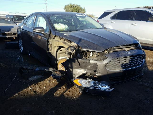 3FA6P0H73FR281300 - 2015 FORD FUSION SE GRAY photo 1