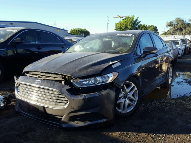 3FA6P0H73FR281300 - 2015 FORD FUSION SE GRAY photo 2