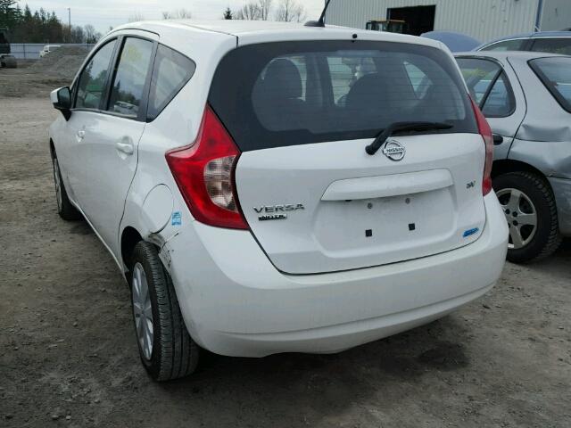 3N1CE2CP3FL414519 - 2015 NISSAN VERSA NOTE WHITE photo 3