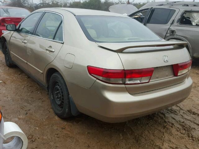 1HGCM56384A160757 - 2004 HONDA ACCORD GOLD photo 3