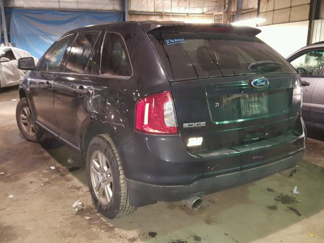 2FMDK3GCXBBA84192 - 2011 FORD EDGE SE BLACK photo 3