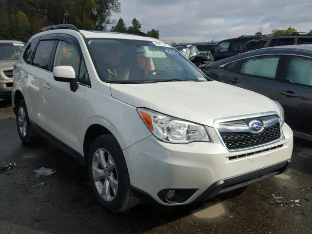 JF2SJAHC9FH583772 - 2015 SUBARU FORESTER 2 WHITE photo 1