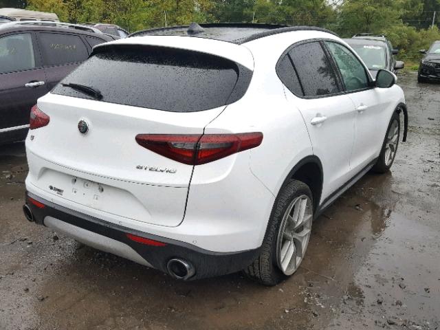 ZASFAKNN6J7B89793 - 2018 ALFA ROMEO STELVIO TI WHITE photo 4