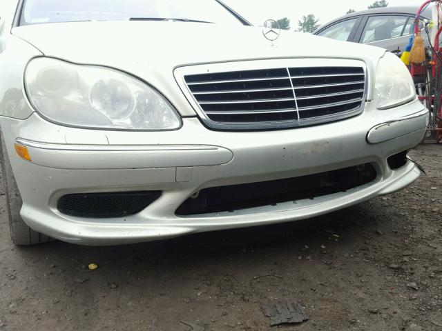 WDBNG70J63A360700 - 2003 MERCEDES-BENZ S 430 CREAM photo 9