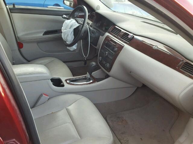 2G1WC583381323089 - 2008 CHEVROLET IMPALA LT RED photo 5