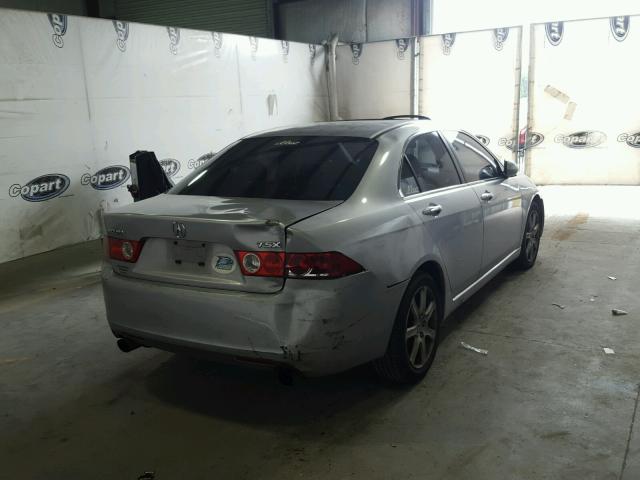 JH4CL96984C044152 - 2004 ACURA TSX SILVER photo 4