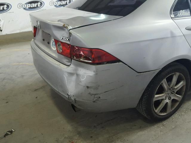 JH4CL96984C044152 - 2004 ACURA TSX SILVER photo 9