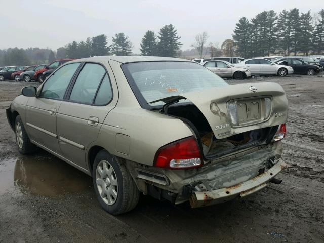 3N1CB51D6YL004125 - 2000 NISSAN SENTRA BAS TAN photo 3