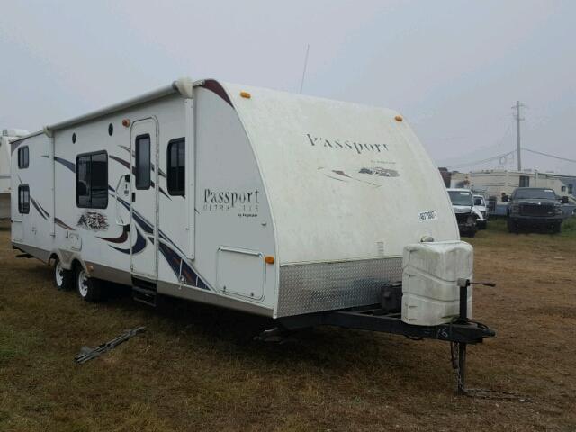 4YDT2902XAM411846 - 2010 KEYSTONE PASSPORT WHITE photo 1