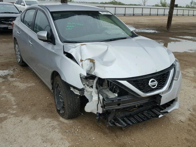 3N1AB7AP4HY275099 - 2017 NISSAN SENTRA S SILVER photo 1