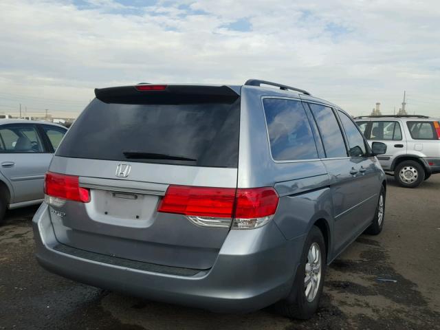 5FNRL384X8B116908 - 2008 HONDA ODYSSEY EX SILVER photo 4