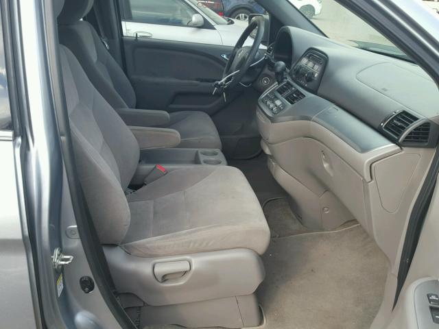 5FNRL384X8B116908 - 2008 HONDA ODYSSEY EX SILVER photo 5