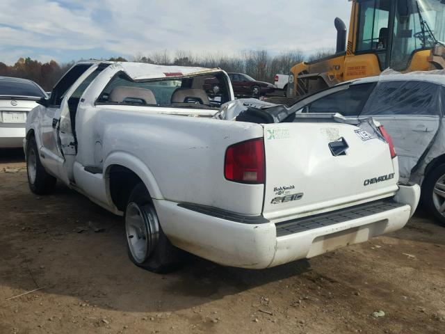 1GCCS1445V8209513 - 1997 CHEVROLET S TRUCK S1 WHITE photo 3