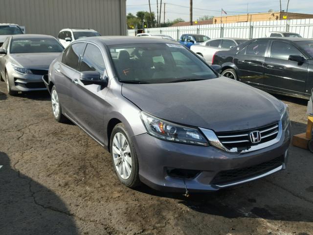 1HGCR3F89EA010448 - 2014 HONDA ACCORD EXL GRAY photo 1