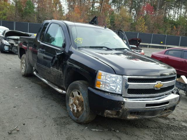 1GCRCSE04BZ401651 - 2011 CHEVROLET SILVERADO BLACK photo 1