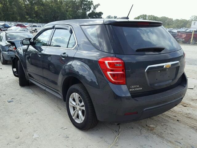 2GNALBEK8H1529706 - 2017 CHEVROLET EQUINOX LS GRAY photo 3