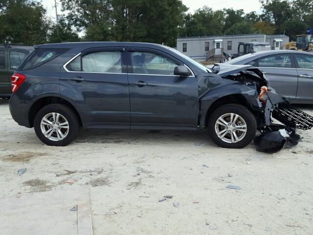 2GNALBEK8H1529706 - 2017 CHEVROLET EQUINOX LS GRAY photo 9