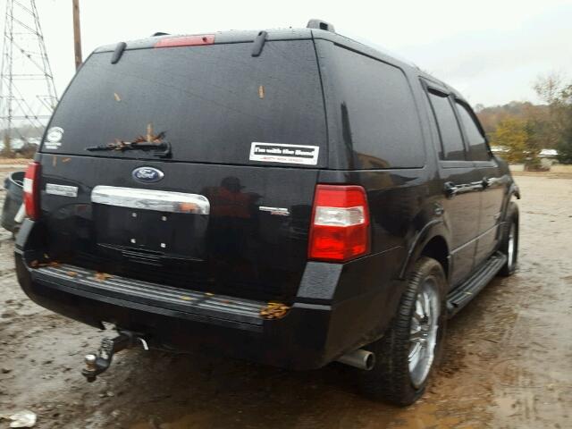 1FMFU20567LA89177 - 2007 FORD EXPEDITION BLACK photo 4