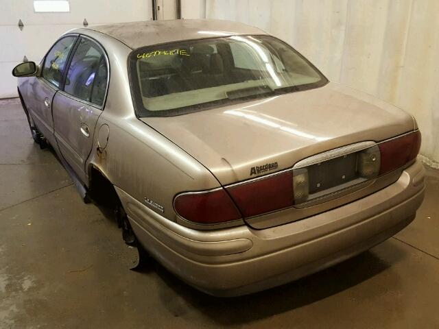 1G4HR54K01U144624 - 2001 BUICK LESABRE LI TAN photo 3