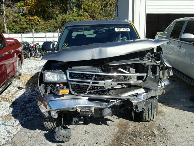 1GCEK19BX6Z103408 - 2006 CHEVROLET SILVERADO GRAY photo 9