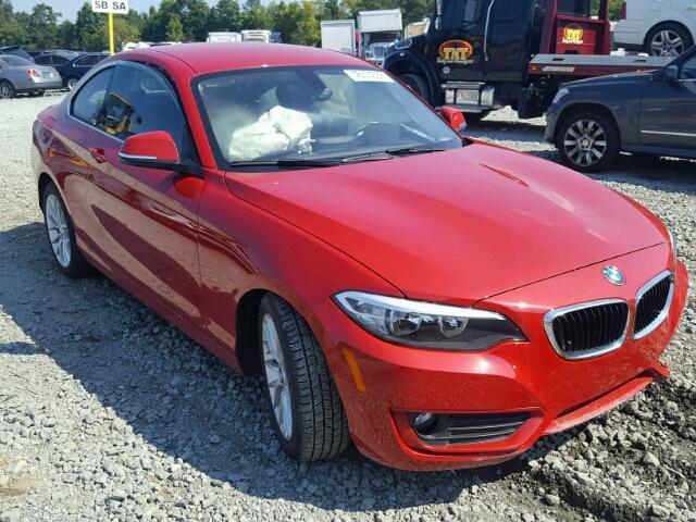 WBA1F5C5XFV257716 - 2015 BMW 228 I RED photo 1