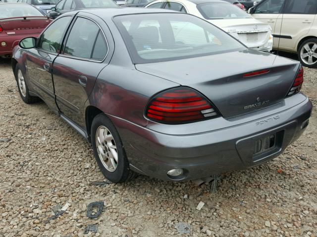 1G2NF52E13M562470 - 2003 PONTIAC GRAND AM S GRAY photo 3