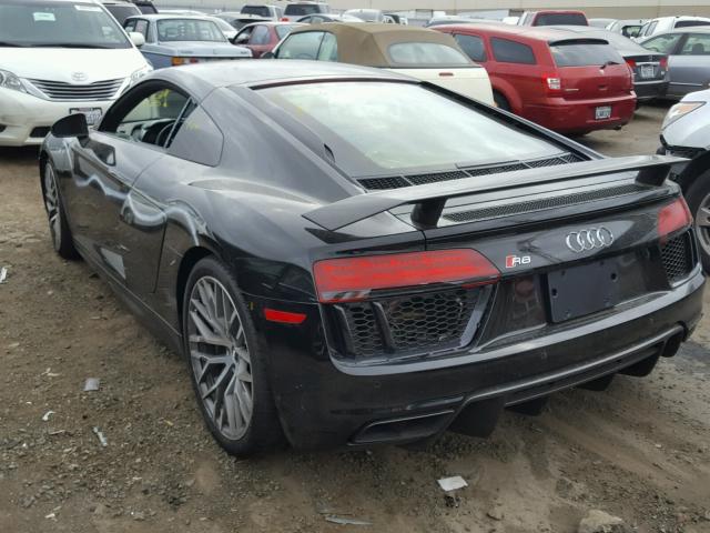 WUAKBAFX1H7901851 - 2017 AUDI R8 5.2 PLU BLACK photo 3