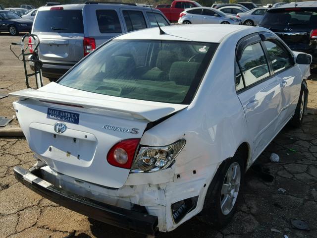 1NXBR32E77Z928735 - 2007 TOYOTA COROLLA CE WHITE photo 4