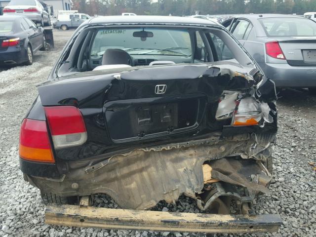 2HGEJ6674VH516750 - 1997 HONDA CIVIC LX BLACK photo 9